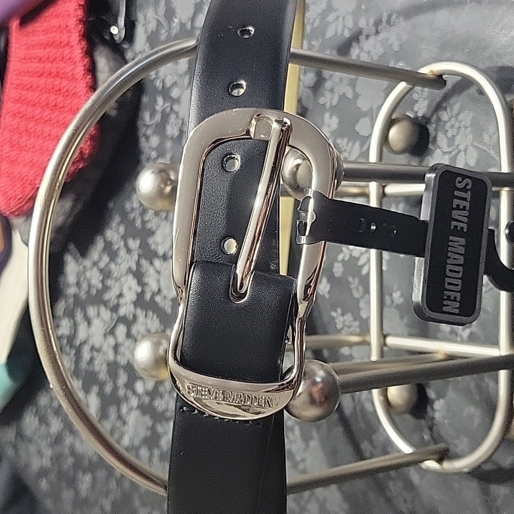 Steve Madden Belt , black large
